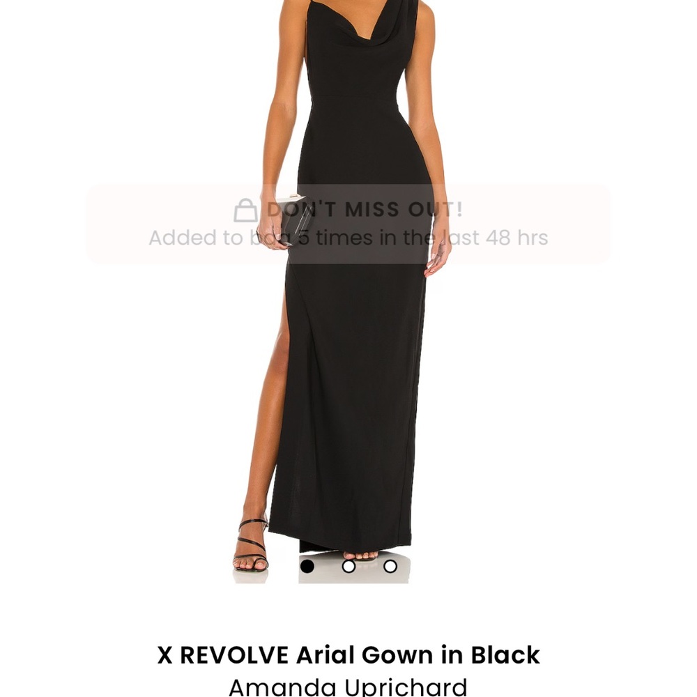 Amanda Uprichard Arial Black Gown